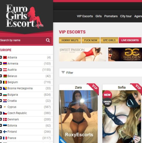 Euro Girls Escort